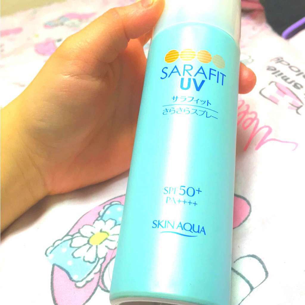 サラフィットUV さらさらUVシャワー アクアフローラルの香り/スキンアクア/日焼け止め・UVケアを使ったクチコミ（1枚目）