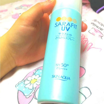 サラフィットUV さらさらUVシャワー アクアフローラルの香り/スキンアクア/日焼け止め・UVケアを使ったクチコミ(1枚目)