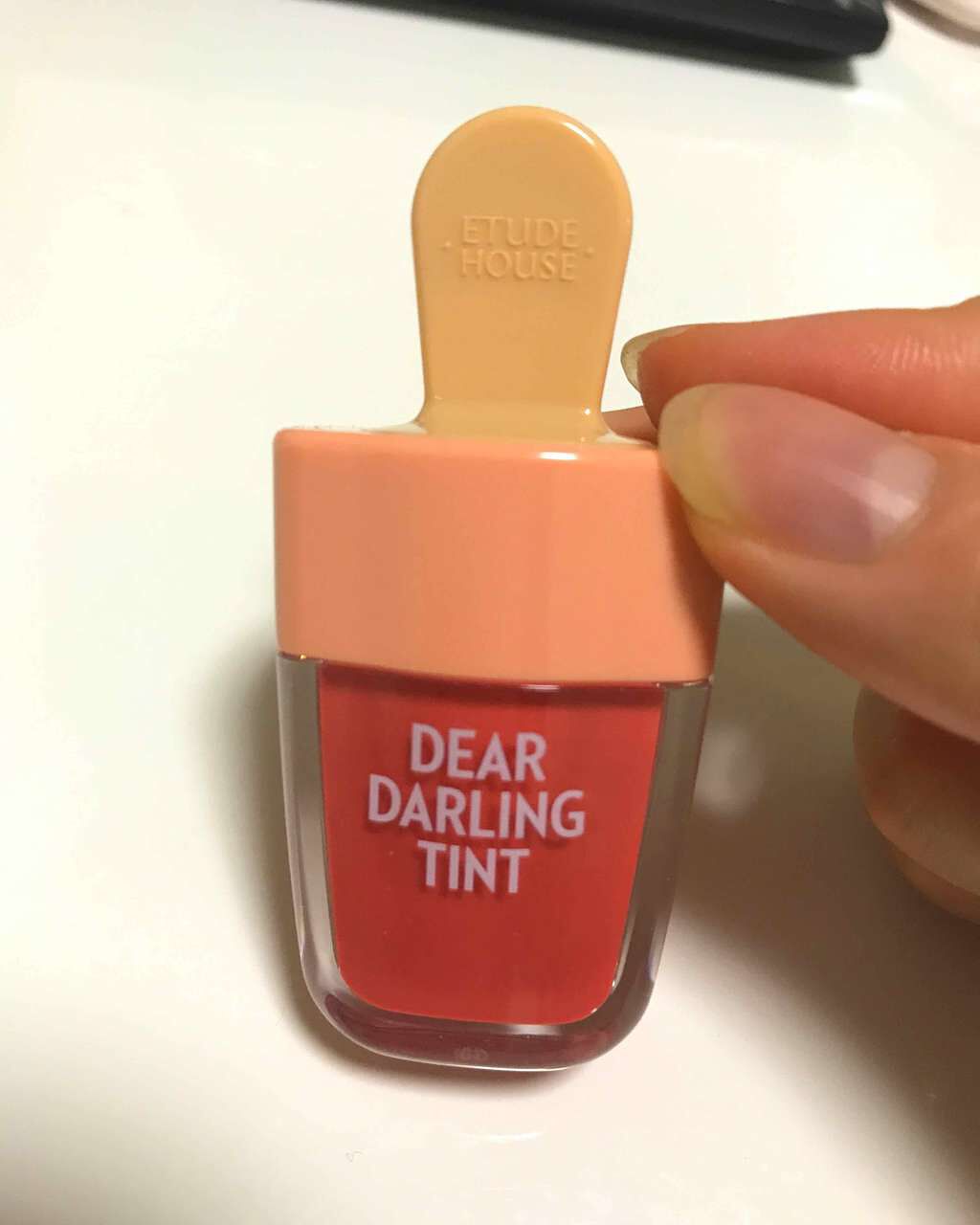 ディアダーリン ウォータージェルティント （アイスティント）/ETUDE/口紅を使ったクチコミ（1枚目）