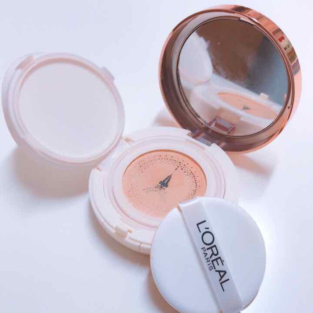 ルーセントマジック クッションポーセリン/ロレアル パリ/クッションファンデーションを使ったクチコミ（2枚目）