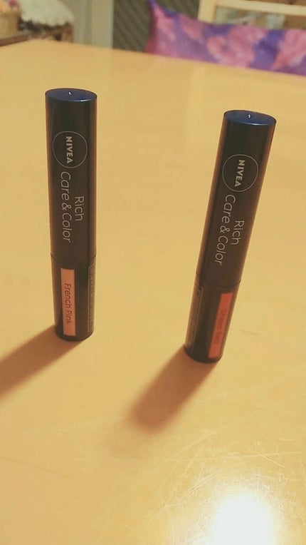 ニベア リッチケア&カラーリップ/ニベア/リップクリームを使ったクチコミ(1枚目)