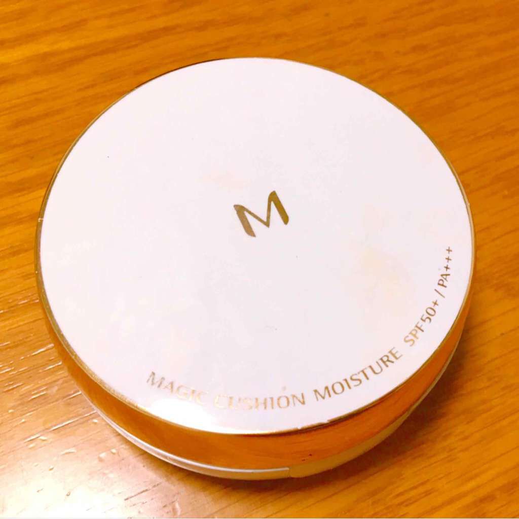 M クッション ファンデーション(モイスチャー)/MISSHA/クッションファンデーションを使ったクチコミ(1枚目)