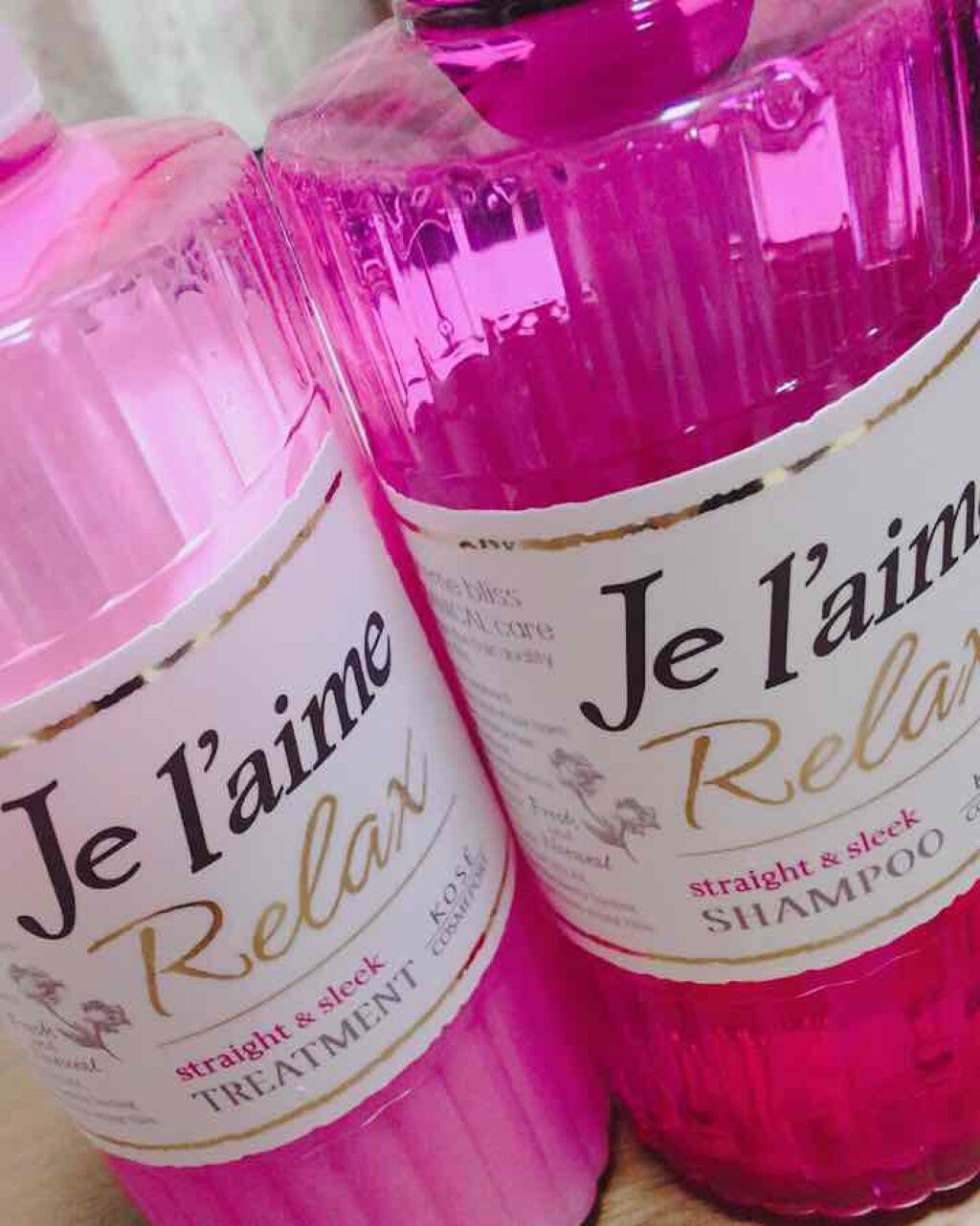 ジュレーム リラックス シャンプー／トリートメント(スリーク＆モイスト)/Je l'aime/シャンプー・コンディショナーを使ったクチコミ（1枚目）
