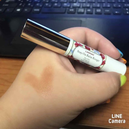 ステイオンバームルージュ/キャンメイク/口紅を使ったクチコミ(3枚目)