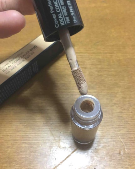 カバーパーフェクション アイディールコンシーラー デュオ/the SAEM/スティックコンシーラーを使ったクチコミ(2枚目)