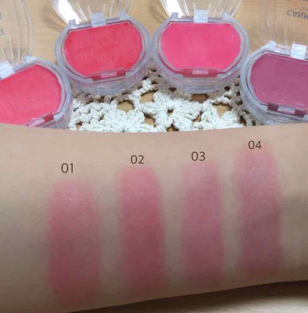 クリームチーク ティント/キャンメイク/ジェル・クリームチークを使ったクチコミ(2枚目)