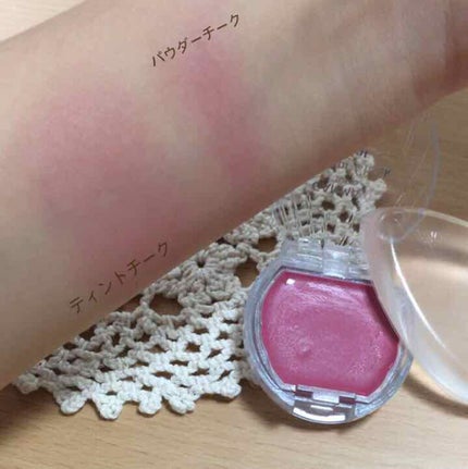 クリームチーク ティント/キャンメイク/ジェル・クリームチークを使ったクチコミ(3枚目)