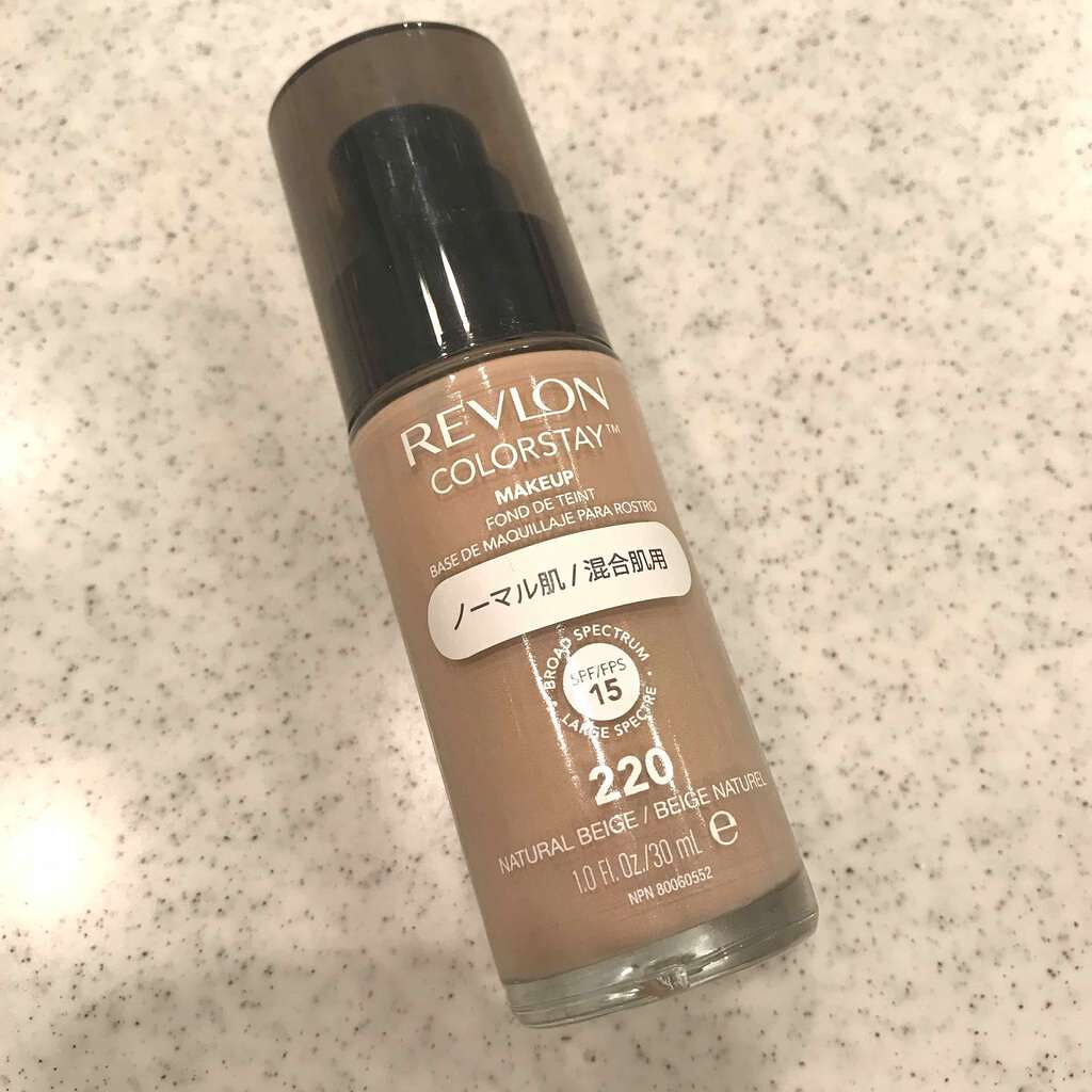 カラーステイ メイクアップ/REVLON/リキッドファンデーションを使ったクチコミ(1枚目)