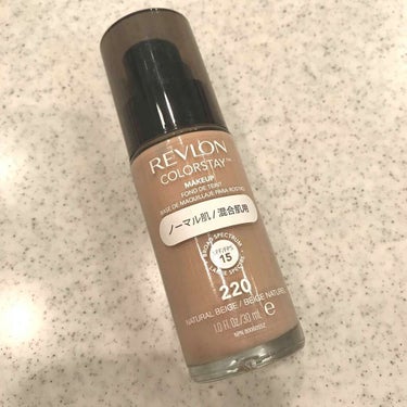 カラーステイ メイクアップ/REVLON/リキッドファンデーションを使ったクチコミ（1枚目）