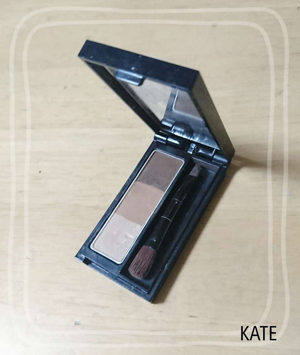 デザイニングアイブロウN/KATE/パウダーアイブロウを使ったクチコミ(1枚目)