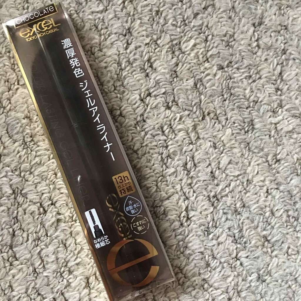 カラーラスティング ジェルライナー/excel/ジェルアイライナーを使ったクチコミ(1枚目)