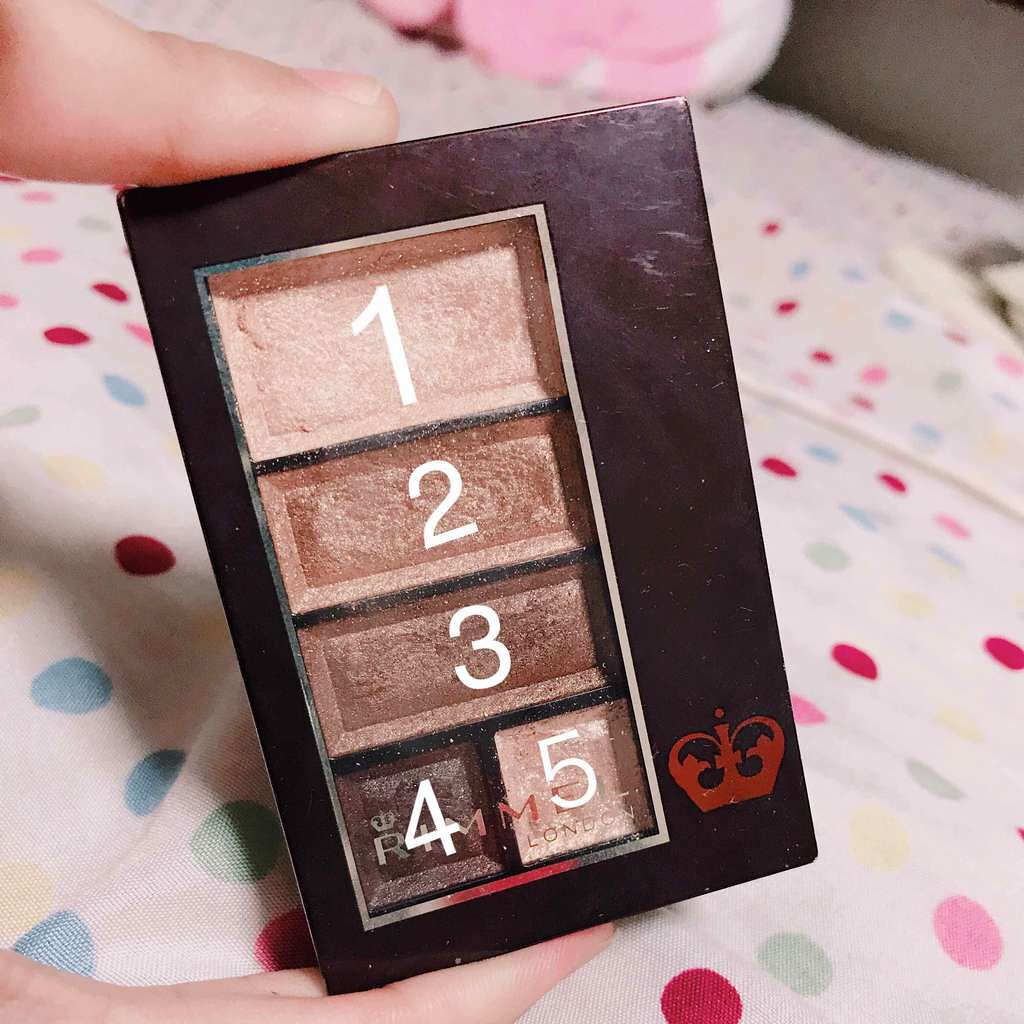 ショコラスウィート アイズ/リンメル ロンドン/アイシャドウパレットを使ったクチコミ(2枚目)