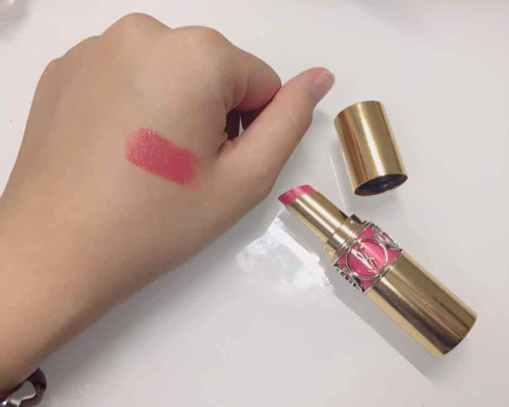 ルージュ ヴォリュプテ シャイン/YVES SAINT LAURENT BEAUTE/口紅を使ったクチコミ（1枚目）