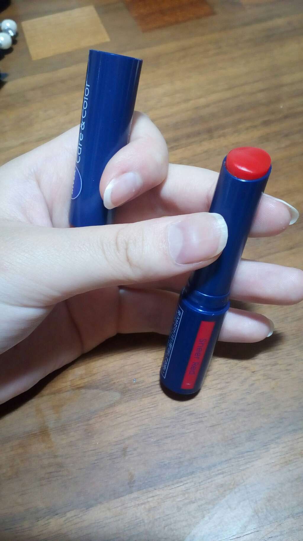 ニベア リッチケア&カラーリップ/ニベア/リップクリームを使ったクチコミ(1枚目)