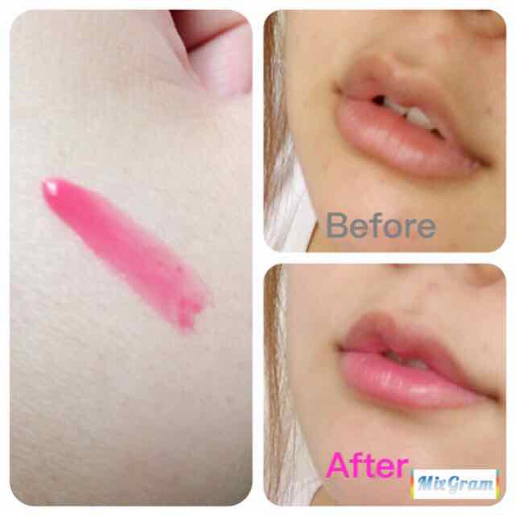 ディアダーリン ウォータージェルティント (アイスティント)/ETUDE/口紅を使ったクチコミ(2枚目)