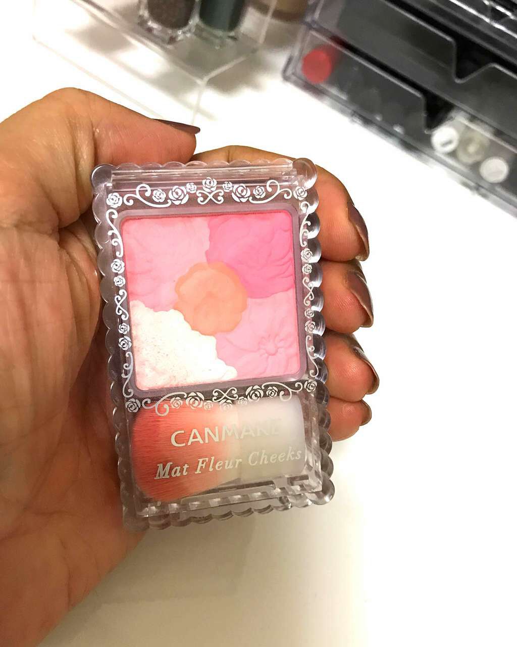 マットフルールチークス/キャンメイク/パウダーチークを使ったクチコミ(1枚目)