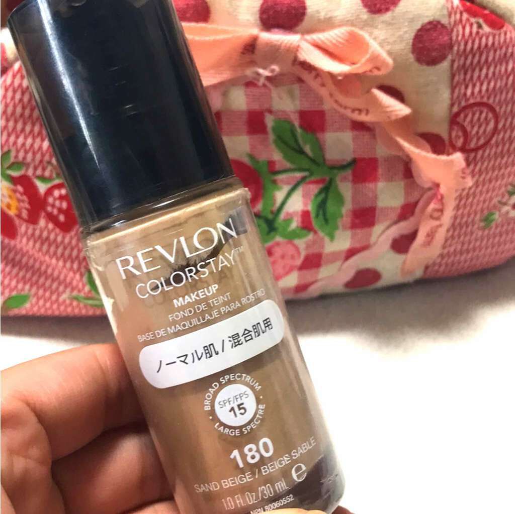 カラーステイ メイクアップ/REVLON/リキッドファンデーションを使ったクチコミ（1枚目）