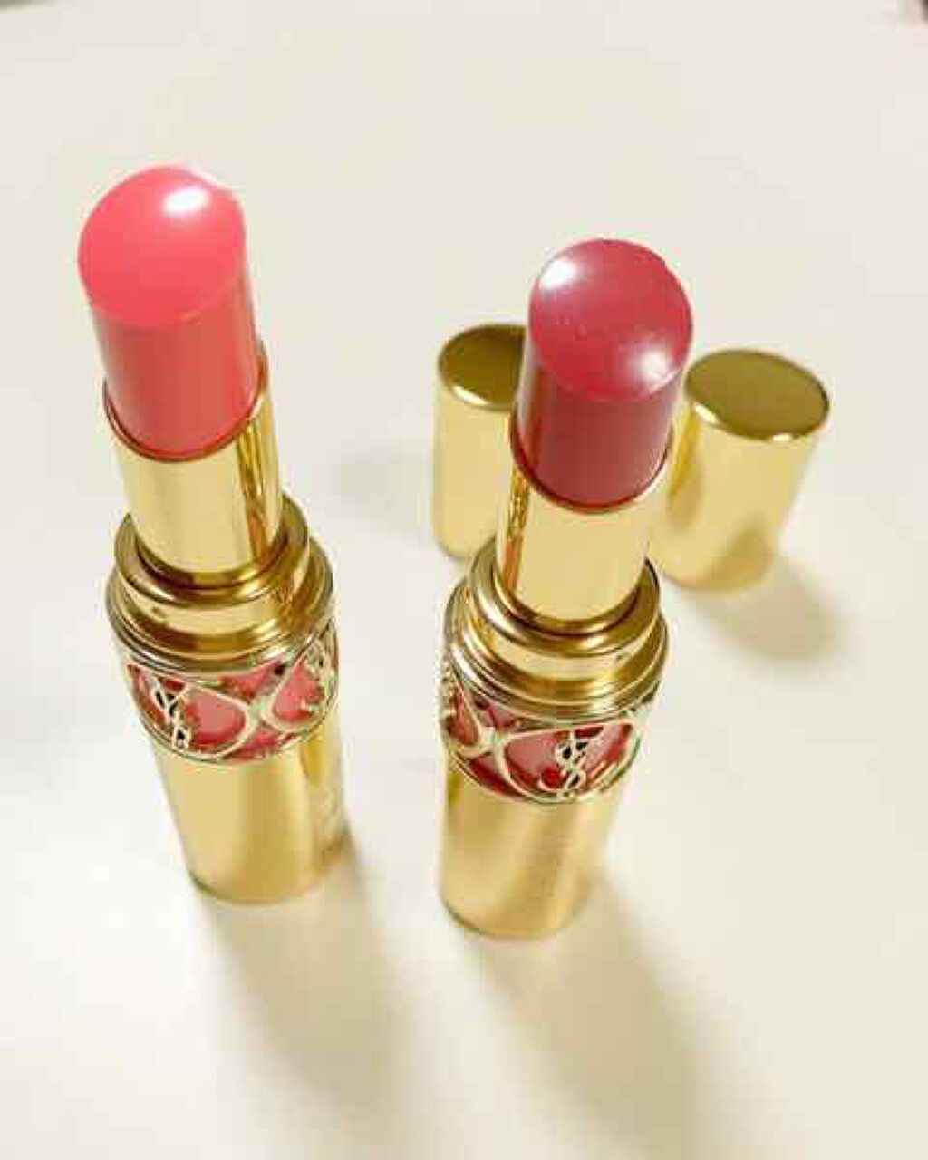 ルージュ ヴォリュプテ シャイン/YVES SAINT LAURENT BEAUTE/口紅を使ったクチコミ(2枚目)