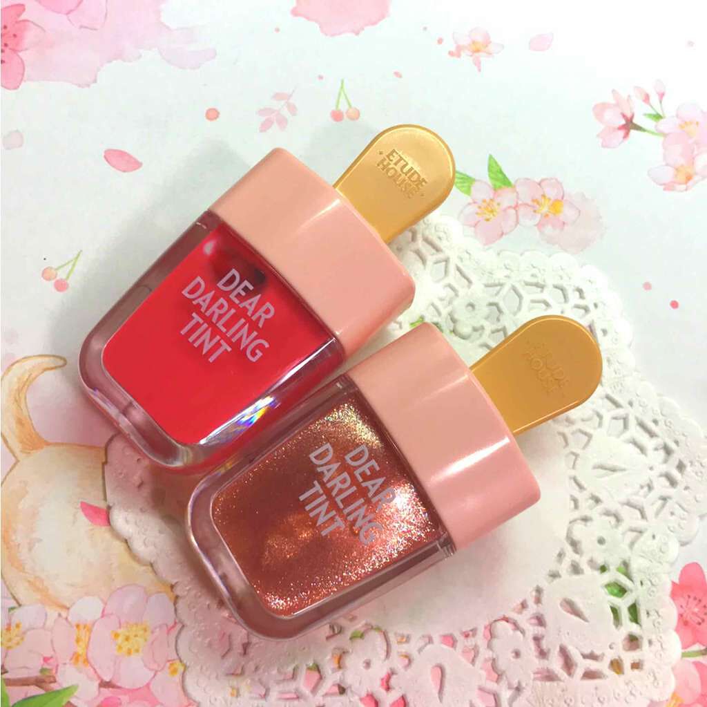 ディアダーリン ウォータージェルティント (アイスティント)/ETUDE/口紅を使ったクチコミ(1枚目)