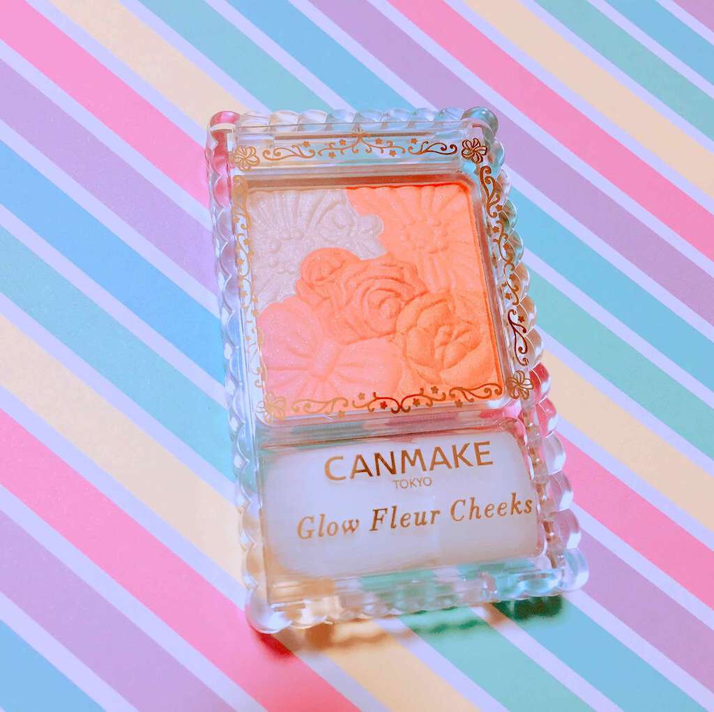 グロウフルールチークス/キャンメイク/パウダーチークを使ったクチコミ（1枚目）