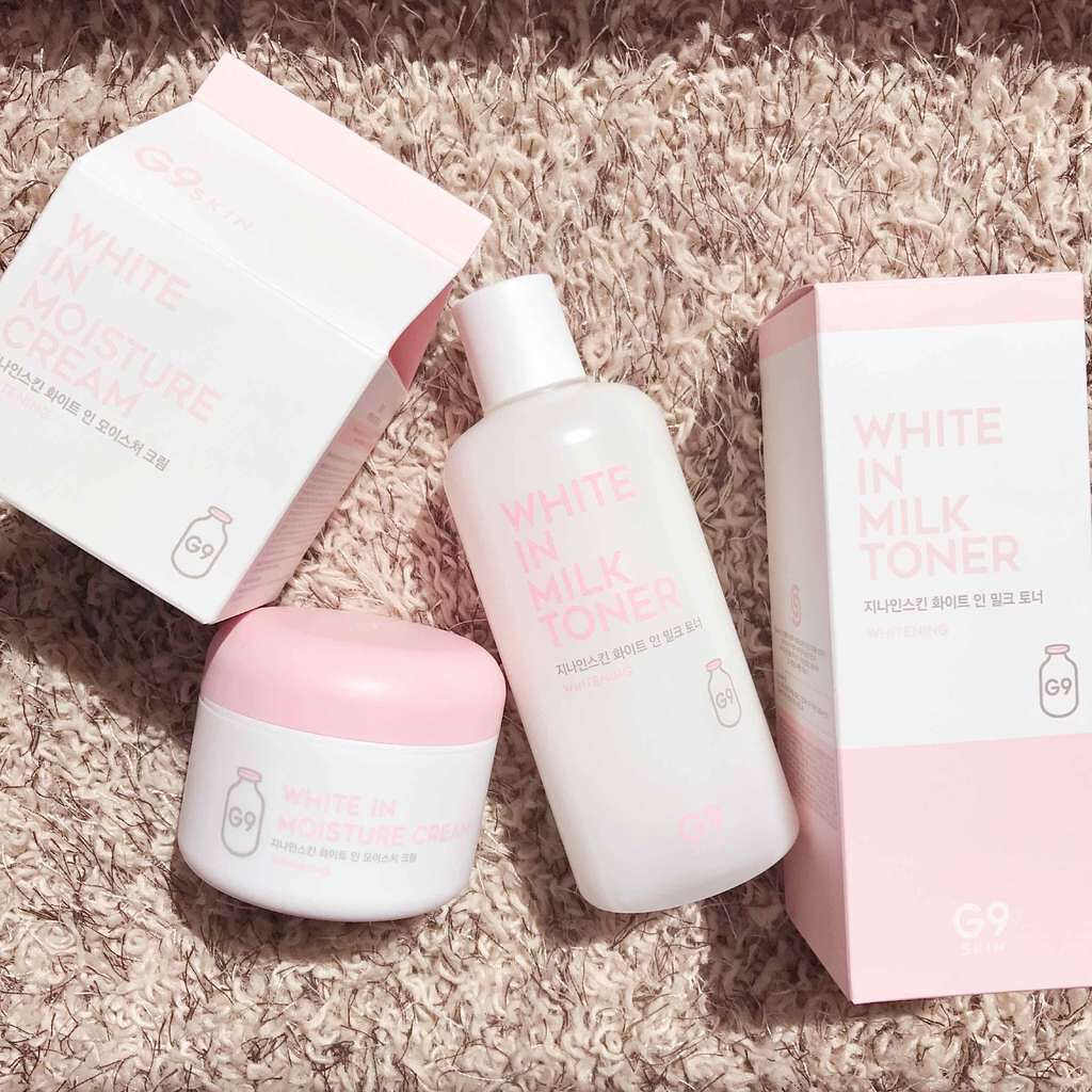 White In Milk Toner/G9SKIN/化粧水を使ったクチコミ（1枚目）