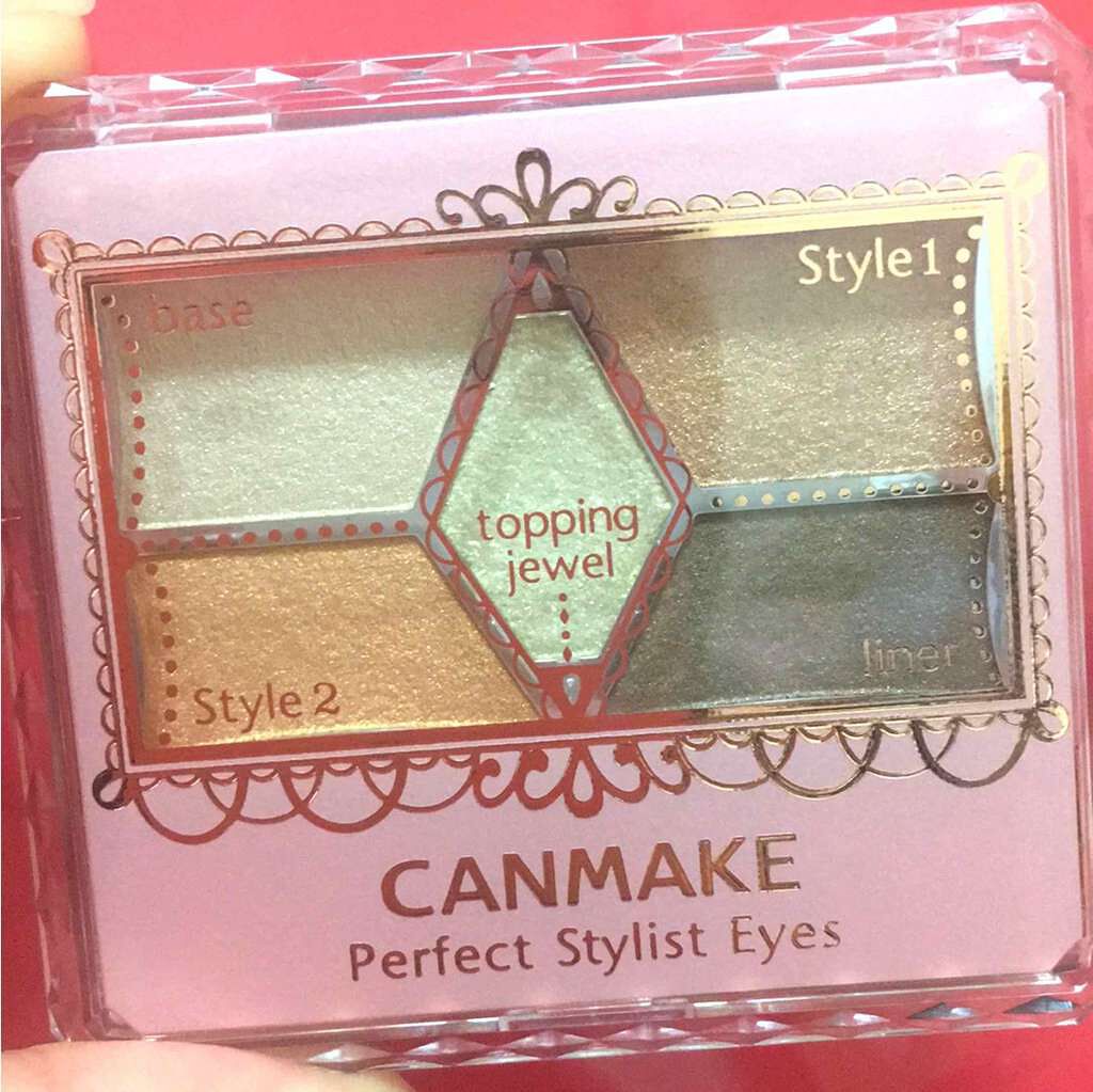 【旧品】パーフェクトスタイリストアイズ/キャンメイク/アイシャドウパレットを使ったクチコミ（1枚目）