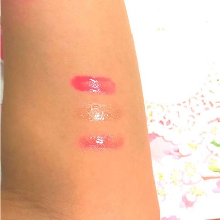 ディアダーリン ウォータージェルティント (アイスティント)/ETUDE/口紅を使ったクチコミ(4枚目)