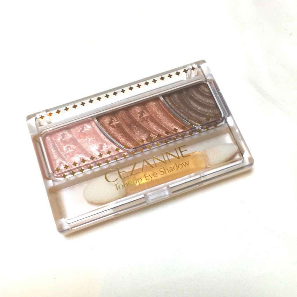 トーンアップアイシャドウ/CEZANNE/アイシャドウパレットを使ったクチコミ(1枚目)