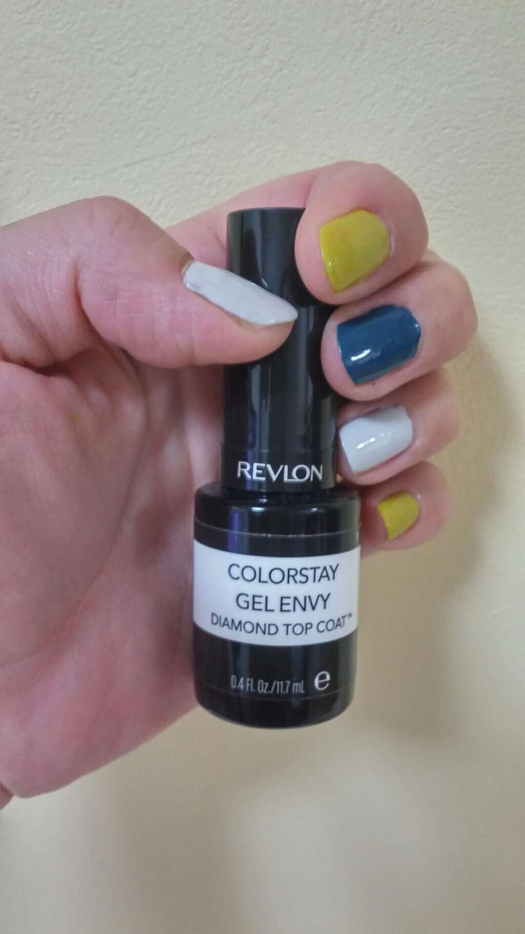 カラーステイ ジェル エンビー ダイヤモンド トップ コート N/REVLON/ネイルトップコートを使ったクチコミ（1枚目）