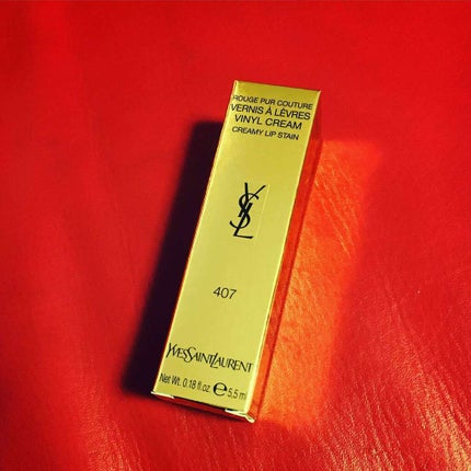 ルージュ ピュールクチュール ヴェルニ ヴィニルクリーム/YVES SAINT LAURENT BEAUTE/口紅を使ったクチコミ(1枚目)