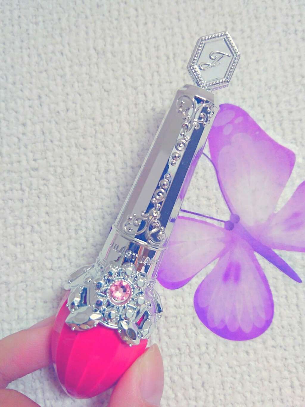 フォーエヴァージューシー オイルルージュ/JILL STUART/口紅を使ったクチコミ(1枚目)