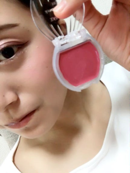 クリームチーク ティント/キャンメイク/ジェル・クリームチークを使ったクチコミ(4枚目)