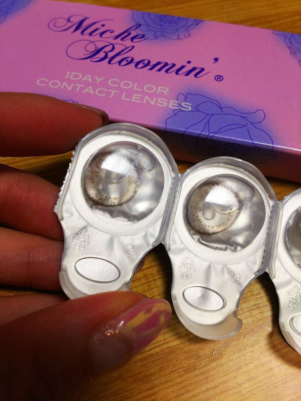 ミッシュ ブルーミン ワンデー (クォーターヴェール シリーズ/イノセント シリーズ)/ミッシュブルーミン/ワンデー(1DAY)カラコンを使ったクチコミ(2枚目)