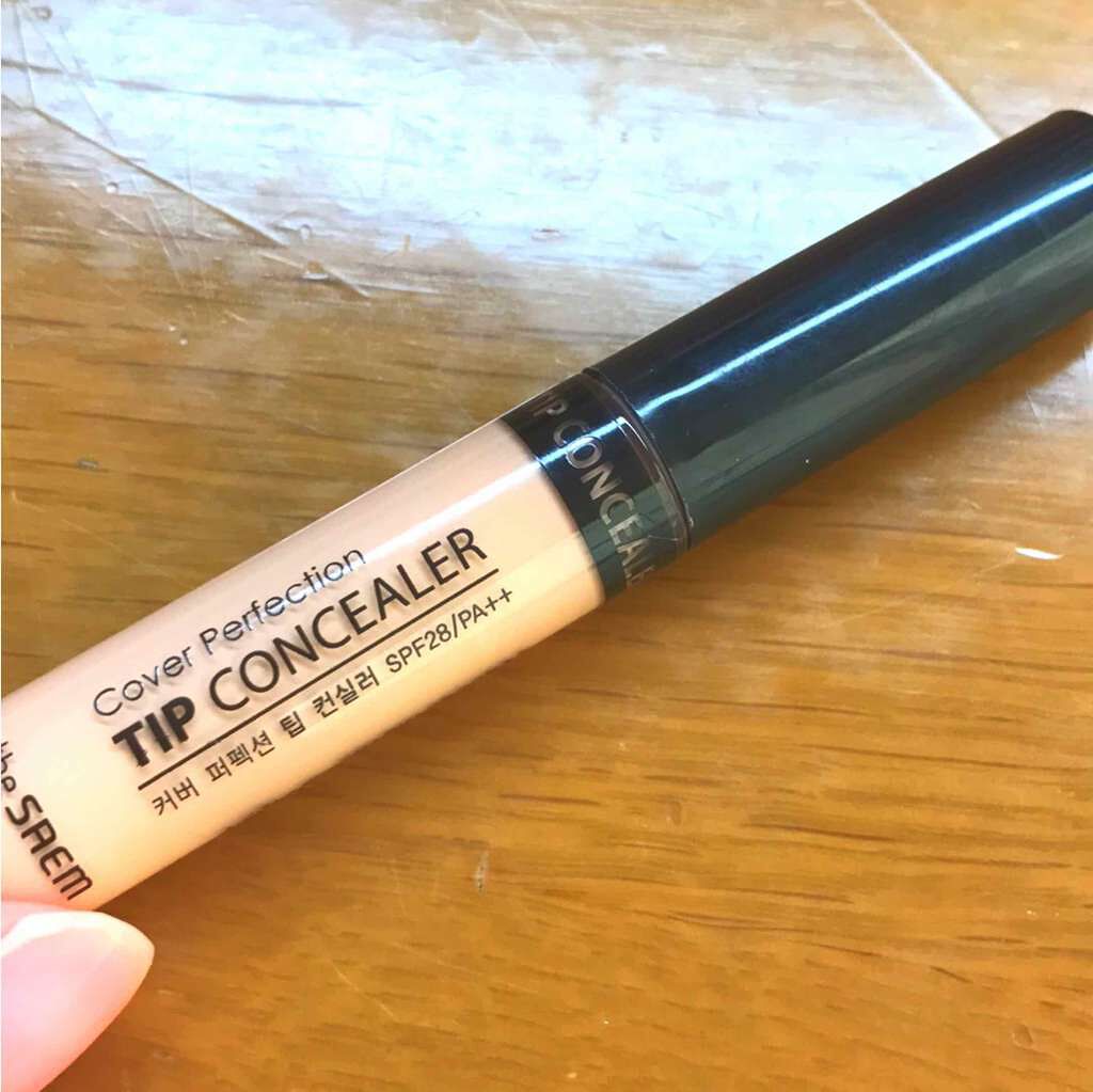 カバーパーフェクション チップコンシーラー/the SAEM/リキッドコンシーラーを使ったクチコミ(1枚目)