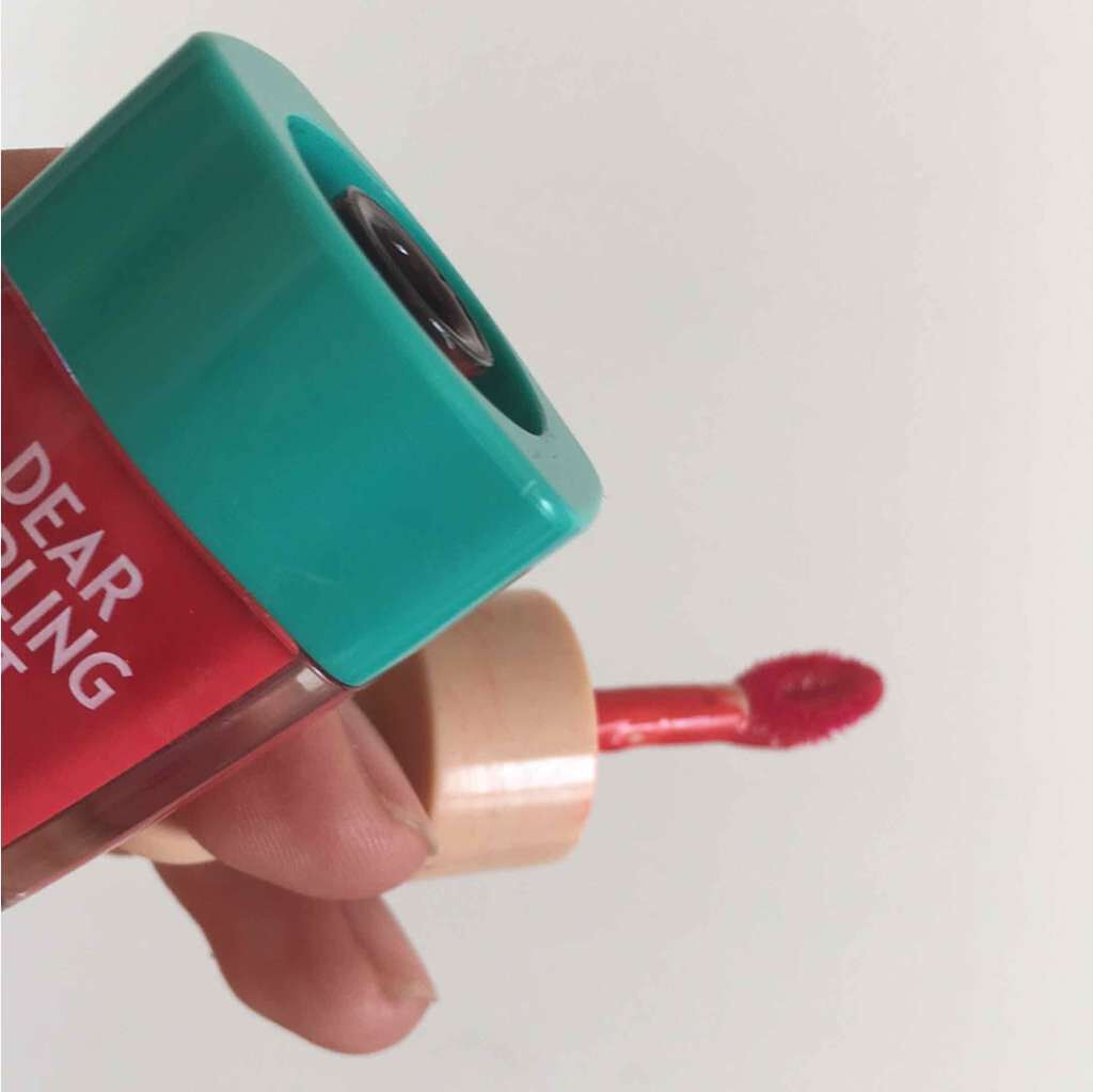 ディアダーリン ウォータージェルティント (アイスティント)/ETUDE/口紅を使ったクチコミ(2枚目)