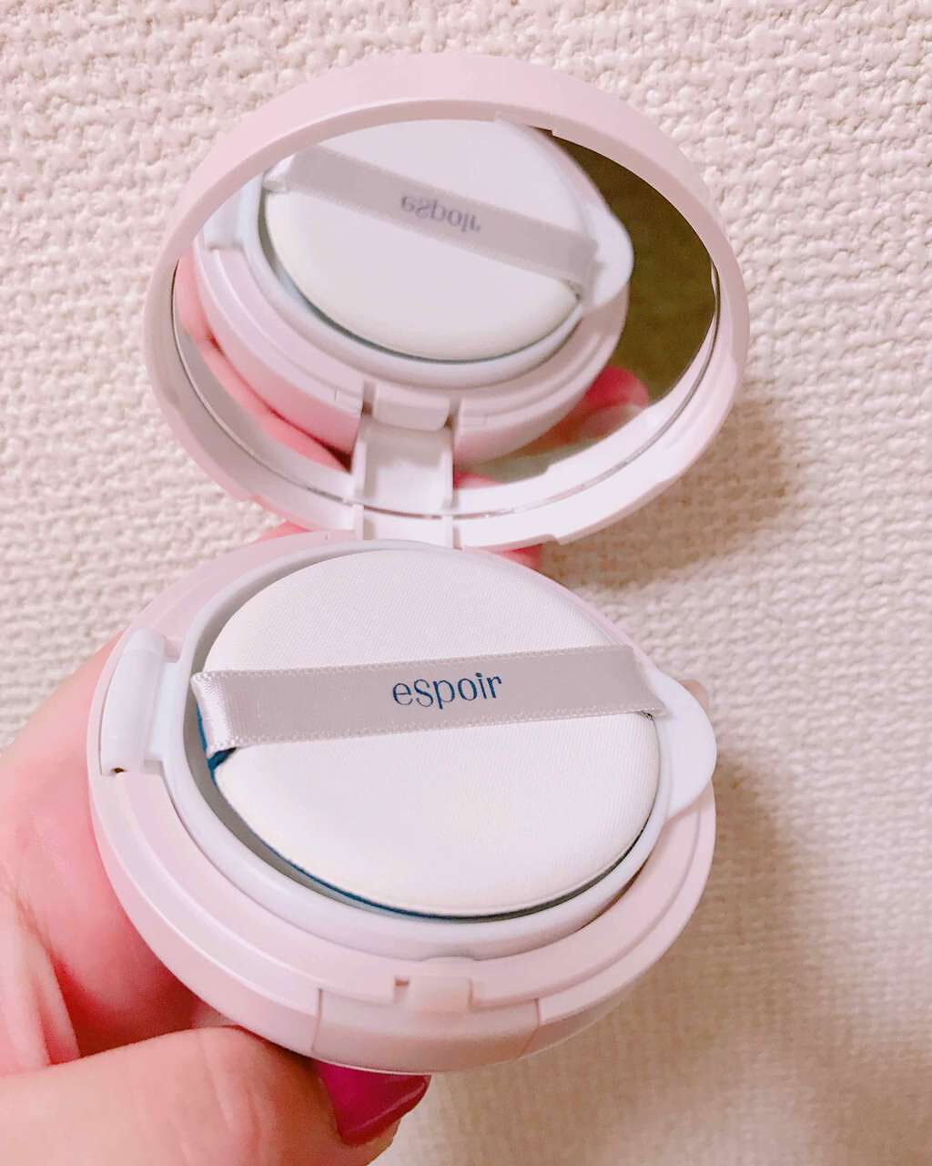 プロテーラービーグロウクッション(オールニュー)/espoir/クッションファンデーションを使ったクチコミ（2枚目）