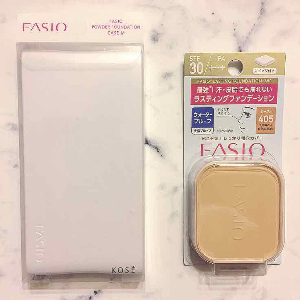 ラスティング ファンデーション WP/FASIO/パウダーファンデーションを使ったクチコミ(1枚目)