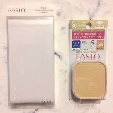 ラスティング ファンデーション WP 405 やや明るい自然な肌色/FASIO/パウダーファンデーションを使ったクチコミ（1枚目）