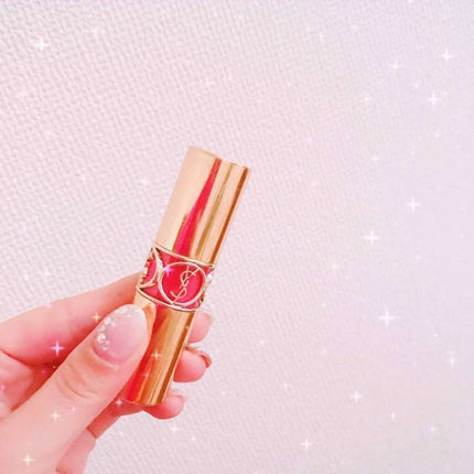 ルージュ ヴォリュプテ シャイン/YVES SAINT LAURENT BEAUTE/口紅を使ったクチコミ(1枚目)