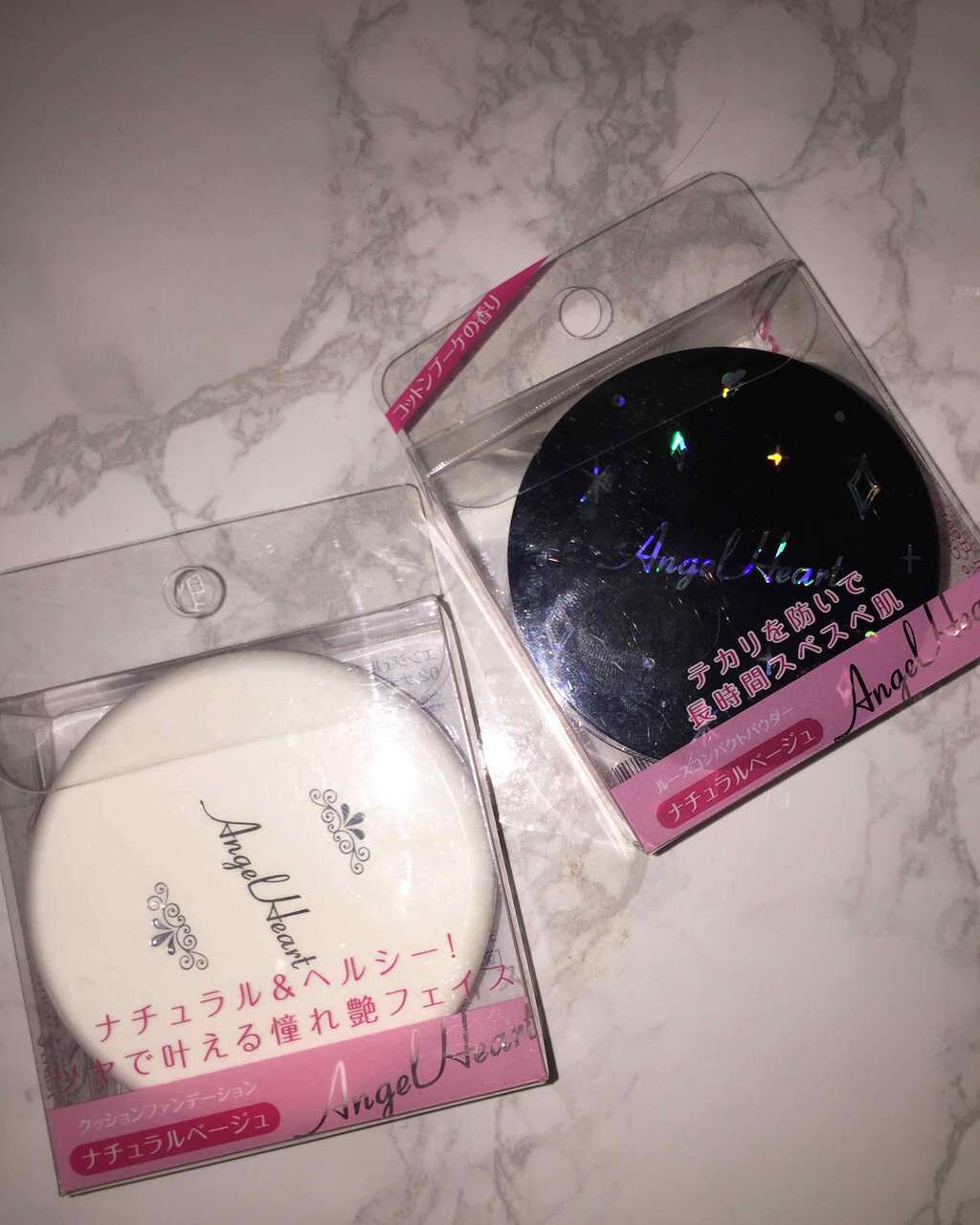 エンジェルハート クッションファンデーションのクチコミ「こんなに見た目が可愛くてたったの900円🤦‍♀️❤️

クッションファンででも一番安いかな？
.....」（1枚目）