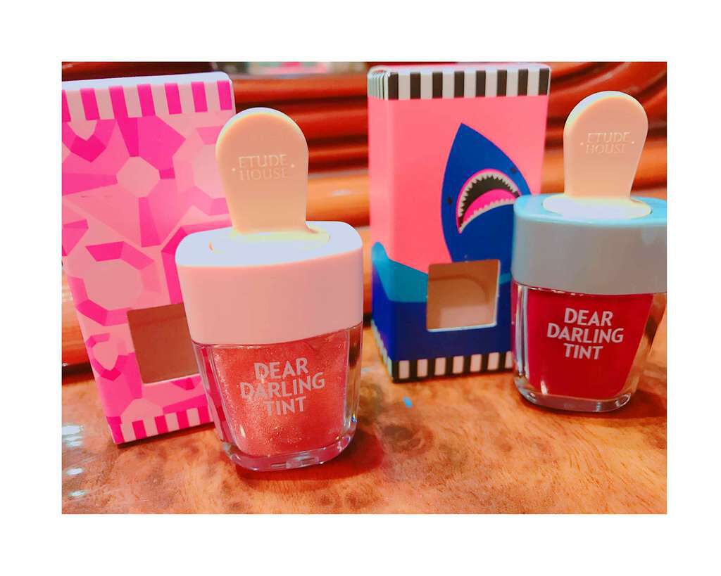 ディアダーリン ウォータージェルティント (アイスティント)/ETUDE/口紅を使ったクチコミ(1枚目)