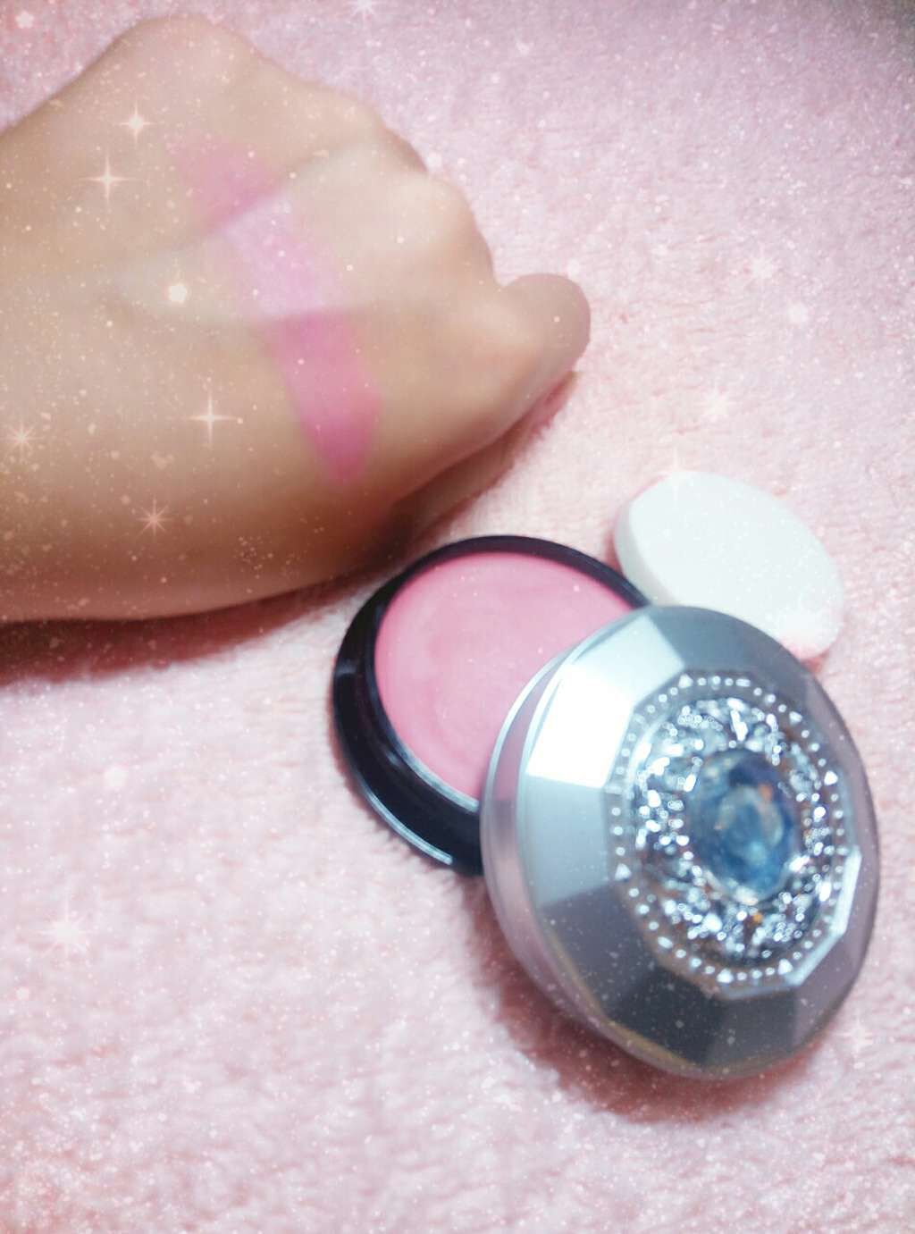 ブリリアントクリーミーチークローズ/DAISO/ジェル・クリームチークを使ったクチコミ（1枚目）