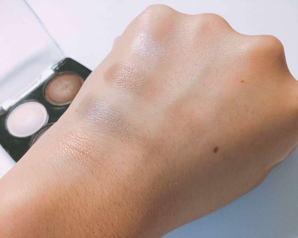 エルファー パールインアイシャドウ/DAISO/アイシャドウパレットを使ったクチコミ(2枚目)