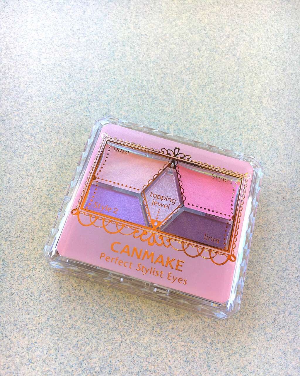 【旧品】パーフェクトスタイリストアイズ/キャンメイク/アイシャドウパレットを使ったクチコミ(1枚目)