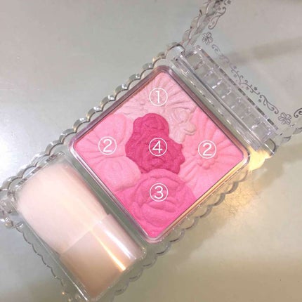 グロウフルールチークス/キャンメイク/パウダーチークを使ったクチコミ(2枚目)