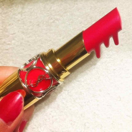 ルージュ ヴォリュプテ シャイン/YVES SAINT LAURENT BEAUTE/口紅を使ったクチコミ(1枚目)