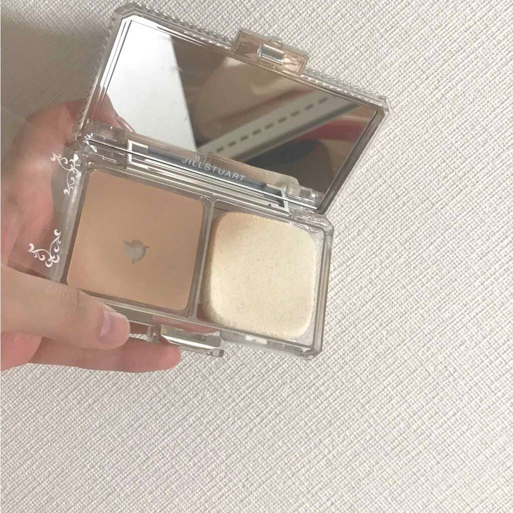 エヴァーラスティングシルク パウダーファンデーション クリスタルパーフェクション/JILL STUART/パウダーファンデーションを使ったクチコミ（2枚目）