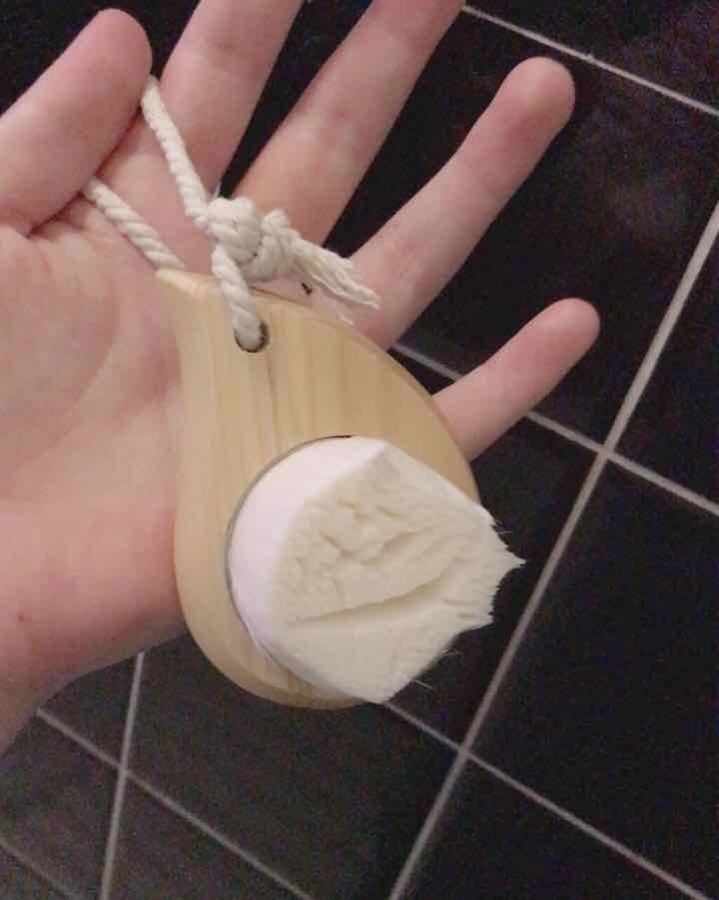 ごくやわ洗顔ブラシ 極細毛先/DAISO/その他スキンケアグッズを使ったクチコミ(1枚目)