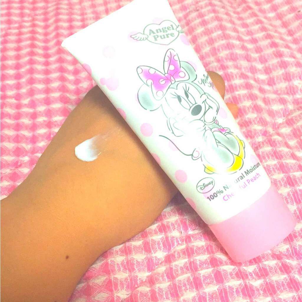 ハンド&ネイルクリーム【ミニーマウス】 チアフルピーチの香り/Angel Pure(エンジェルピュア)/ハンドクリームを使ったクチコミ(1枚目)