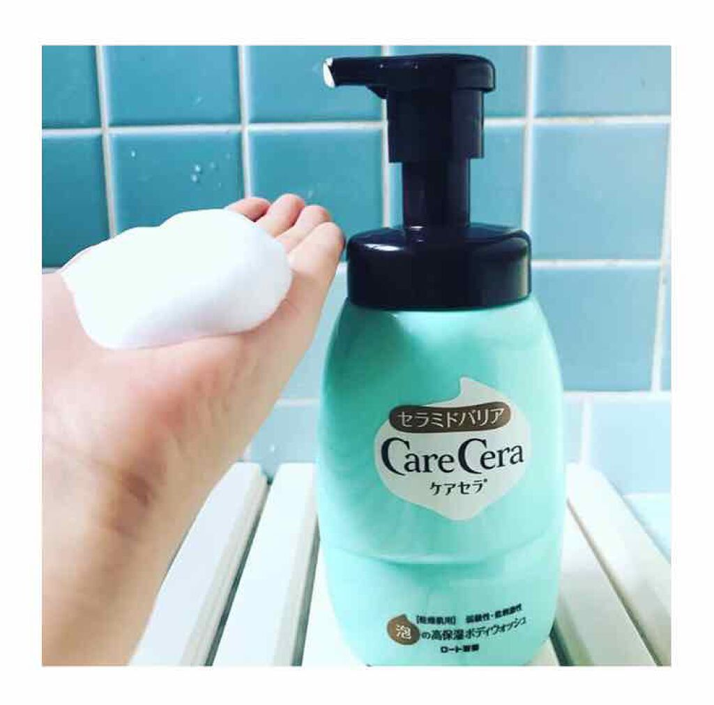 泡の高保湿ボディウォッシュ/ケアセラ/ボディソープを使ったクチコミ（1枚目）